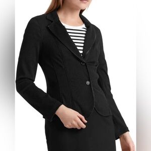 Marc Cain womans designer black mesh blazer